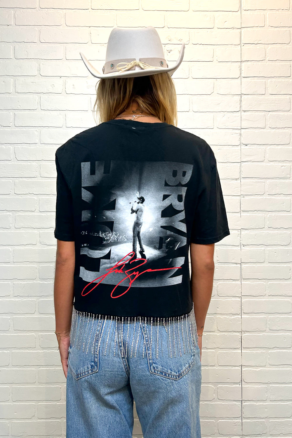 Luke Bryan Rhinestone Fringe Tee