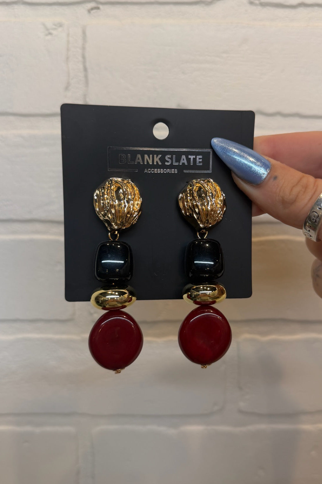 Ruby Tide Earrings