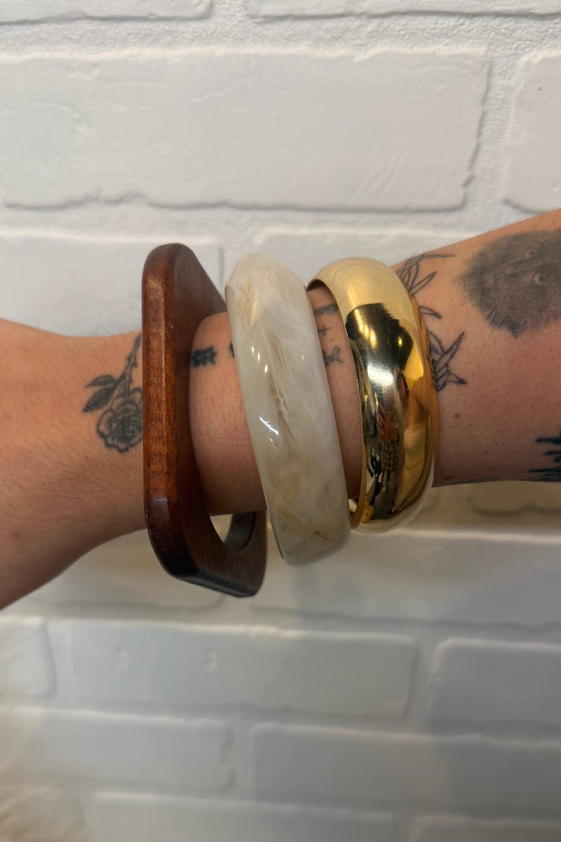 Driftwood Bangle Set