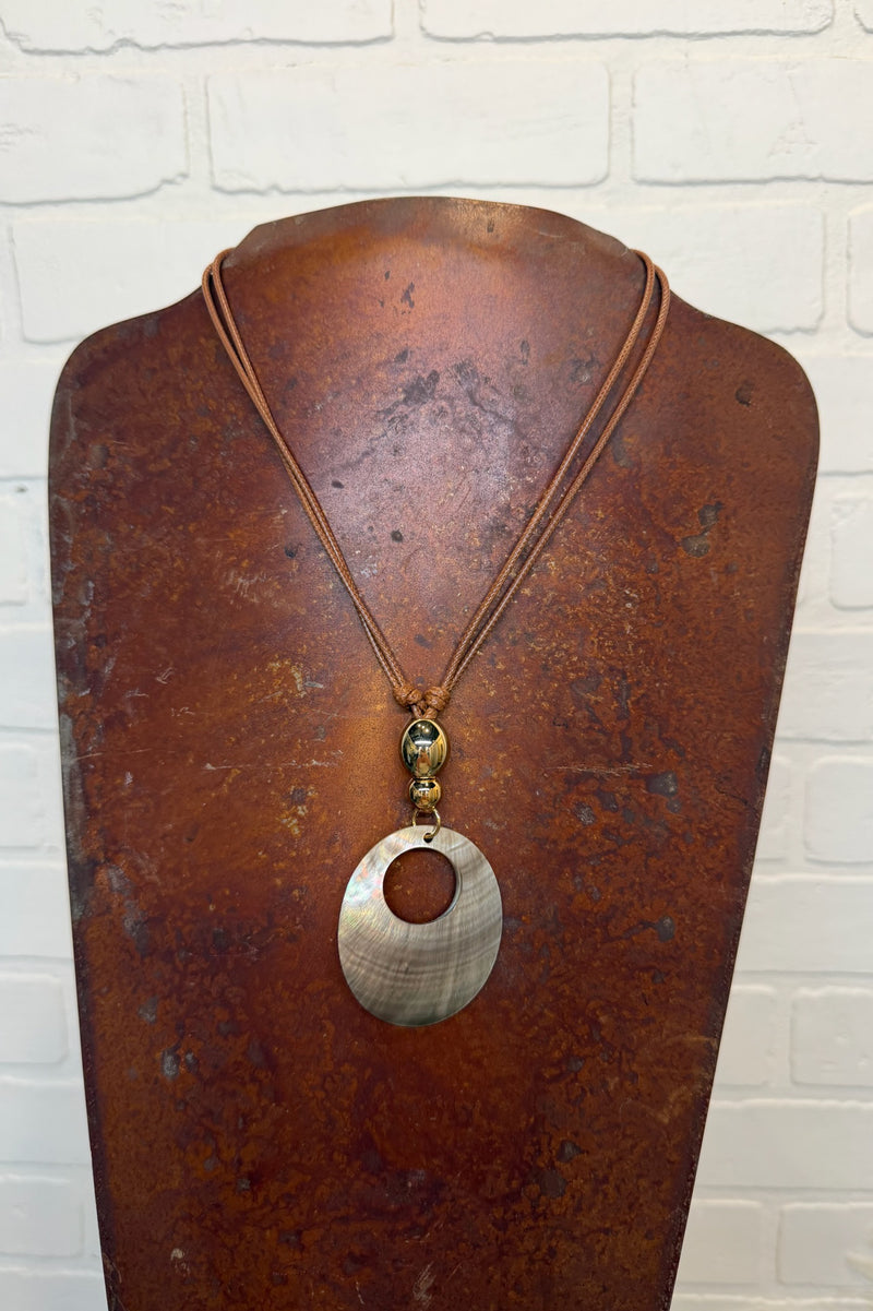 Abalone Pendant Necklace