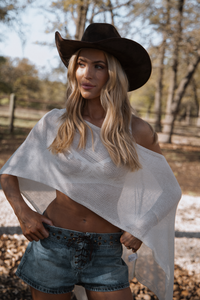 Mojave Lace-Up Denim Shorts