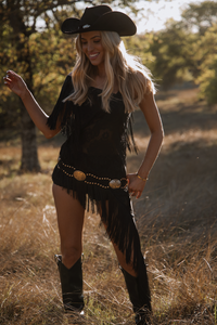 After Dark Fringe Dress