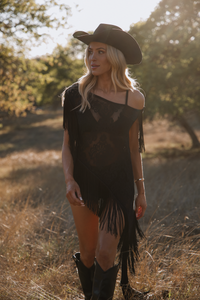 After Dark Fringe Dress