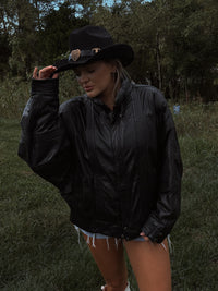 Midway Bomber Jacket- Black