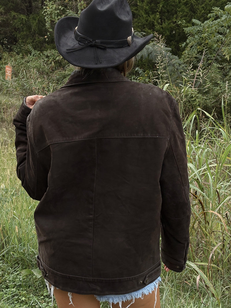 Vintage Brown Leather Jacket