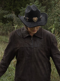 Vintage Brown Leather Jacket