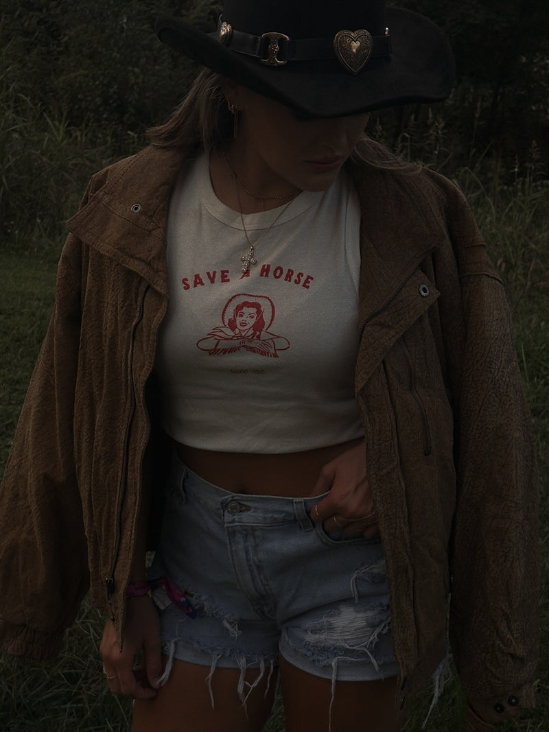 Members Only Distressed Bomber Jacket