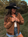 Aviator Vintage Brown Leather Jacket