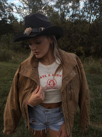 Members Only Distressed Bomber Jacket