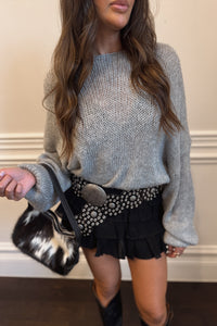 Saddle Tiered Ruffle Skort