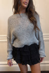 Saddle Tiered Ruffle Skort