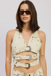 Montana Buckle Halter Top