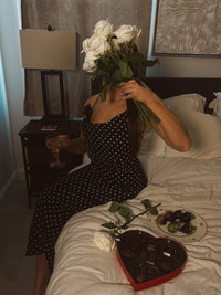 Eva Polka Dot Maxi Dress