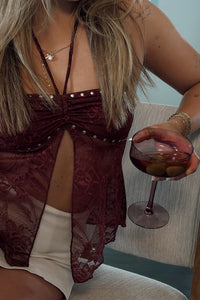 Bella Lace Halter Top