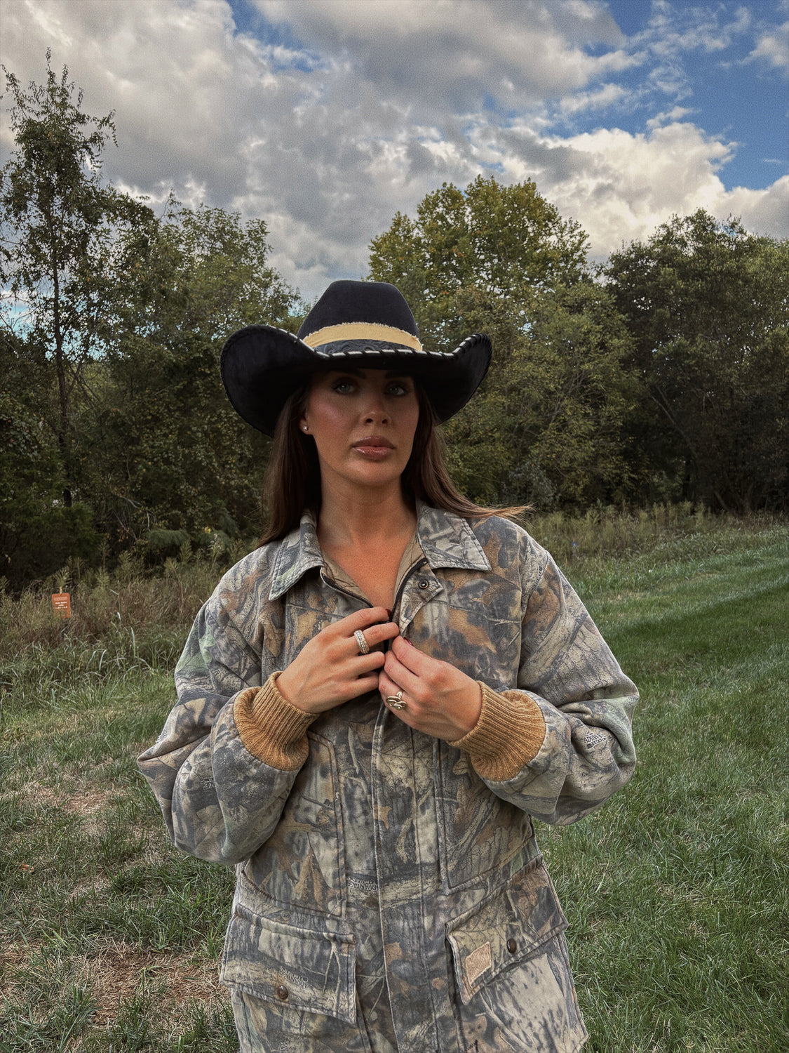 Vintage Camo Quilted Field Jacket