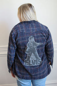 Elvis Acid Wash Flannel