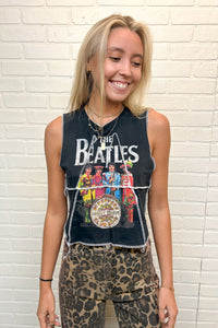 Beatles Double Stitch Crop