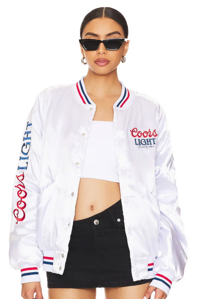 Pre-Order Coors Light 1980 Varsity Jacket - White