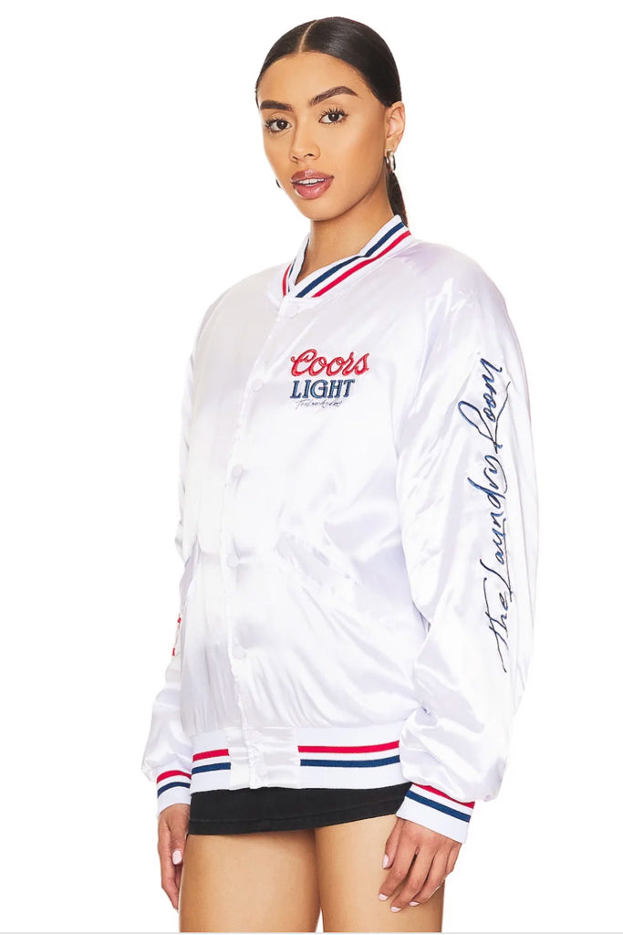 Pre-Order Coors Light 1980 Varsity Jacket - White