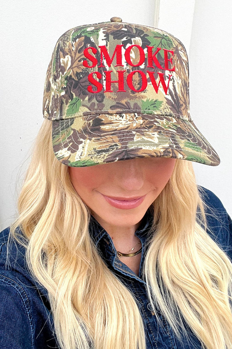 Smoke Show Hat- Camo