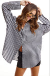 Gingham Oversized Shirt