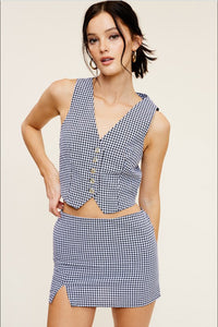 Gigi Gingham Vest