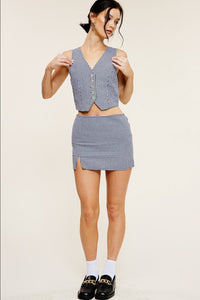 Gigi Gingham Vest