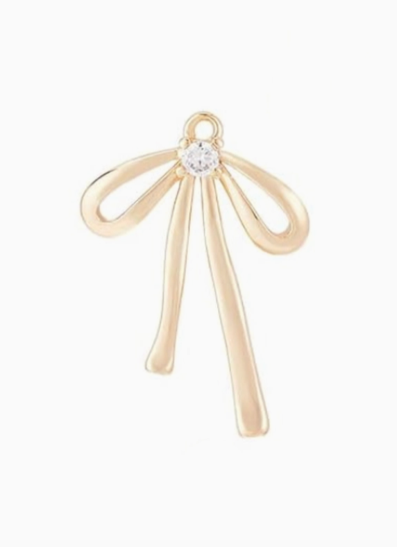 Gold Coquette Bow Charm