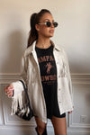 Laredo Fringe Jacket- Sand