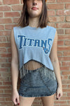 Titans Rhinestone Fringe Tank