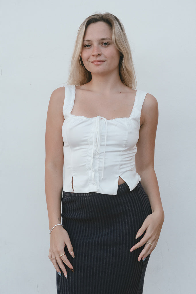 Envy Corset Top- White