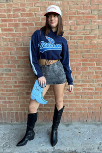 Titans Drawstring Crop Pullover 