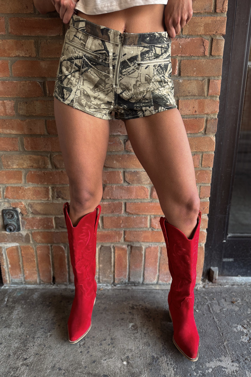 Wild Range Camo Micro Shorts