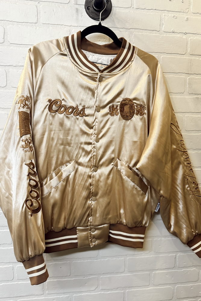 Coors Original 40oz Stadium Jacket SMU - Stadium Jacket - Camel