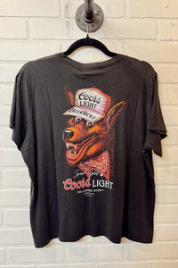 Beer Wolf Finish Line Tee - Black Snow