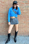 Titans Drawstring Crop Pullover 