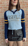 Predators Drawstring Crop Pullover