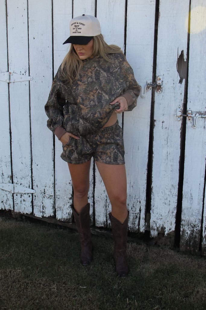 Woodland Camo Hoodie – Trendy and Tipsy