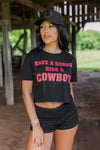 Save A Horse Ride A Cowboy Graphic Tee