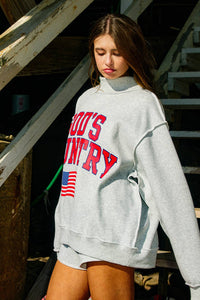 Gods Country/American Dream Mockneck Sweatshirt