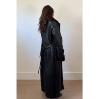 Midnight Muse Faux Leather Coat
