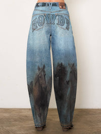 Howdy Horse Baggy Jeans