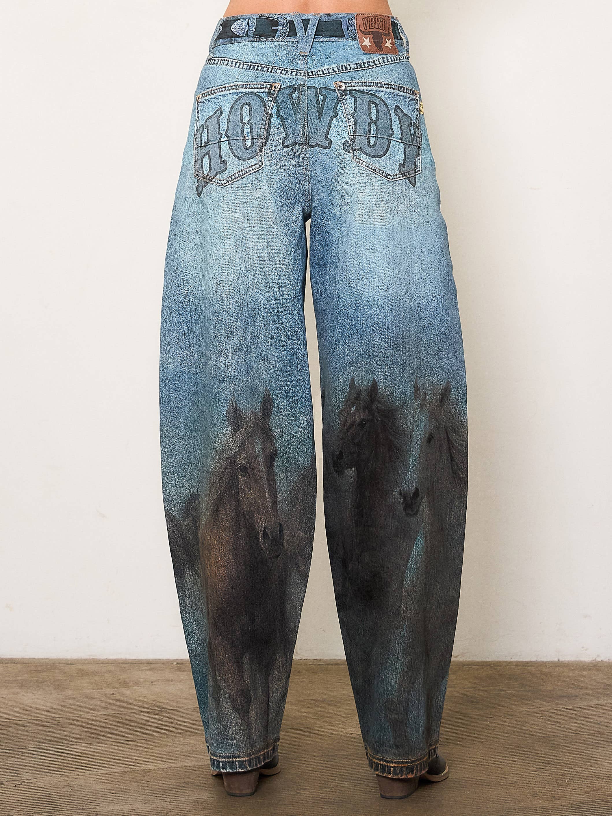 Howdy Horse Baggy Jeans