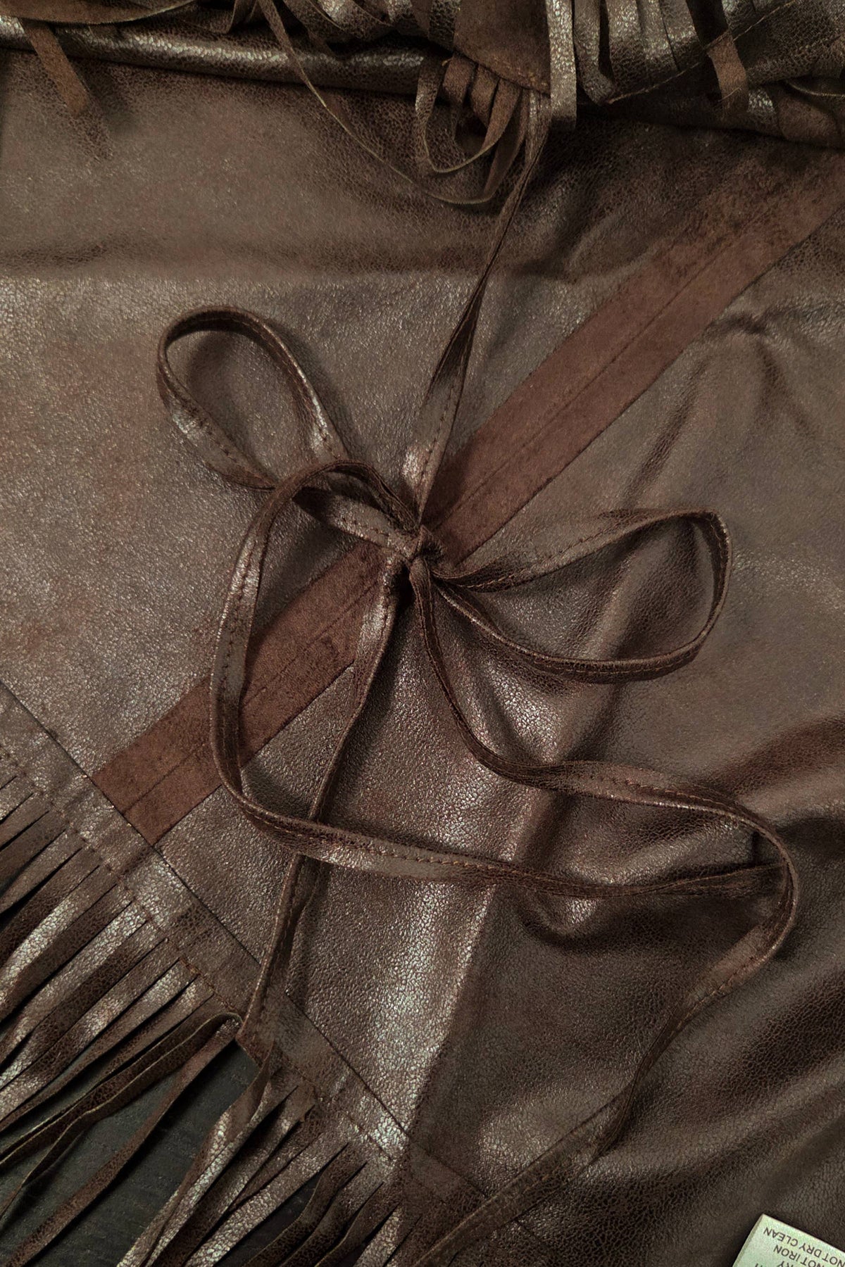 Round Top Fringe Poncho
