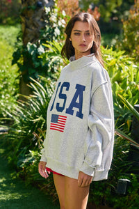 Pre-Order USA/AMERICA Reversible Mockneck