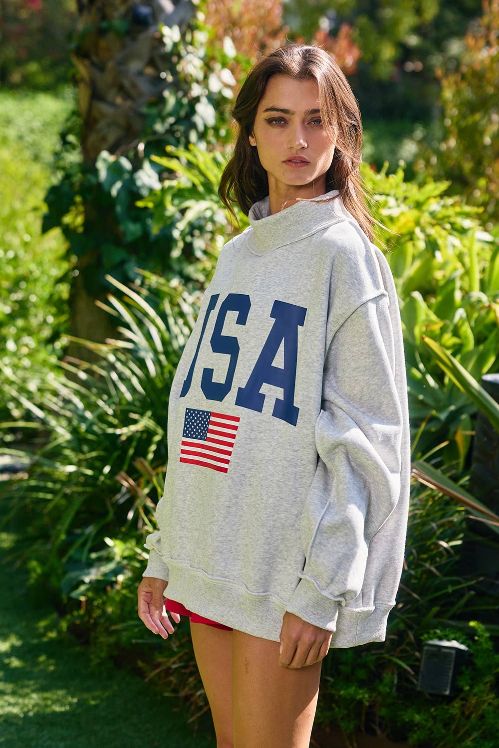 Pre-Order USA/AMERICA Reversible Mockneck