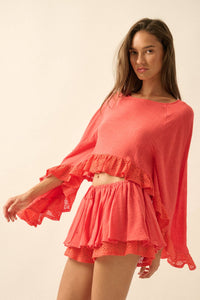 Newport Crochet Lace Top