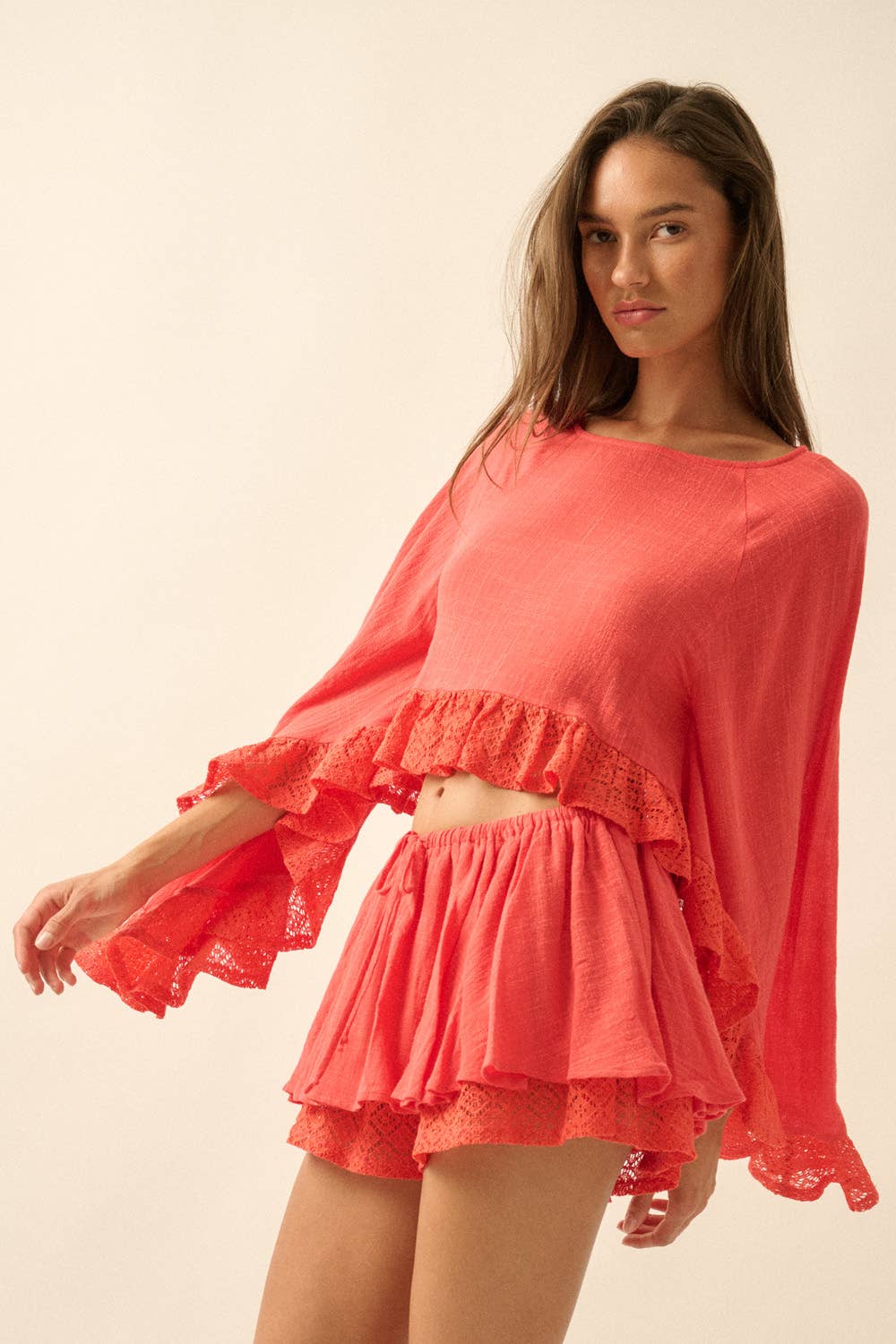 Newport Crochet Lace Top
