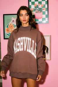 Nashville Mockneck Reversible Sweatshirt