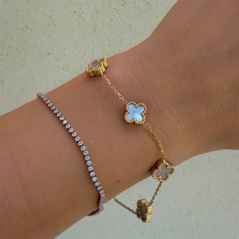 Mini White Flora Bracelet